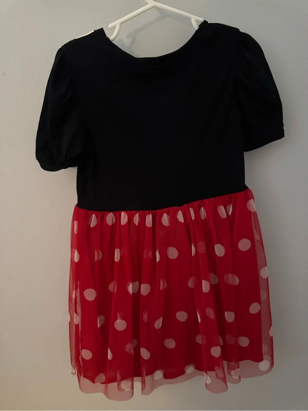Gap Minnie Mouse Black & Red Polka Dot Dress - size 5T